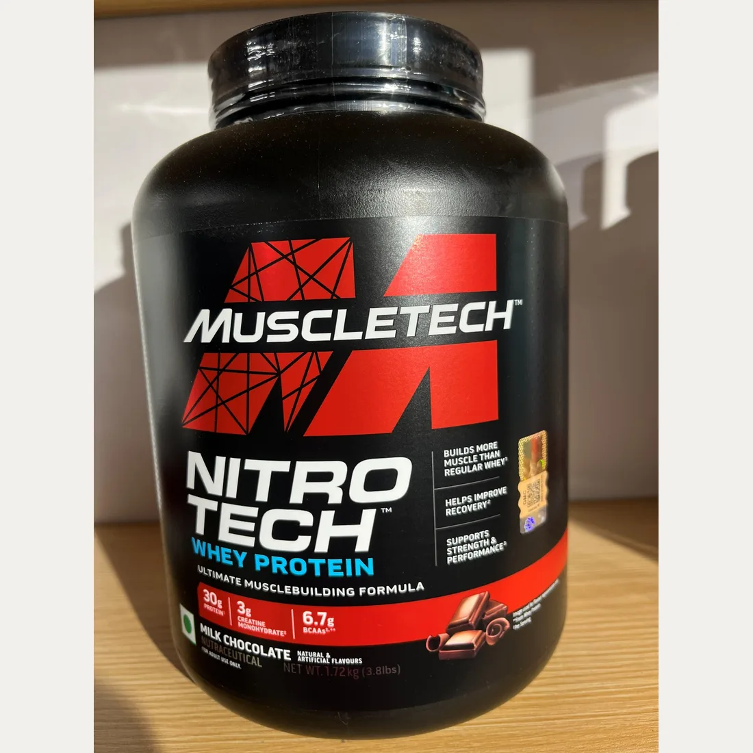 MuscleTech Nitro-Tech Whey Protein 1.72kg